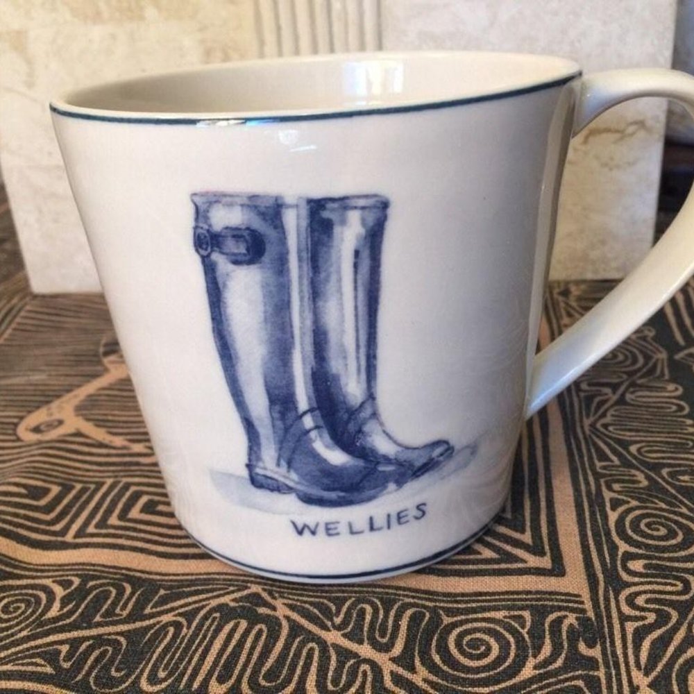 Anthropologie Wellies mug
